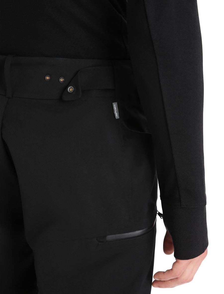 Pantalon Icebreaker Shell+™ Merino Homme Noir | FR 1113XYUF